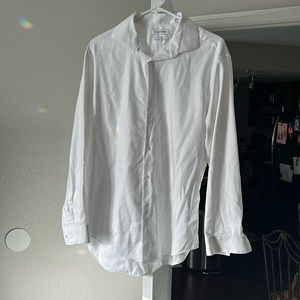 Calvin Klein Slim Fit White Dress Shirt